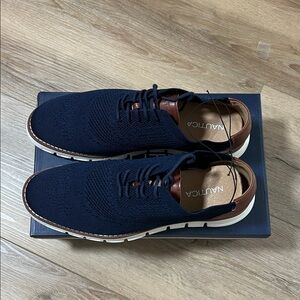 Nautica Men's Blue and Brown Loafers